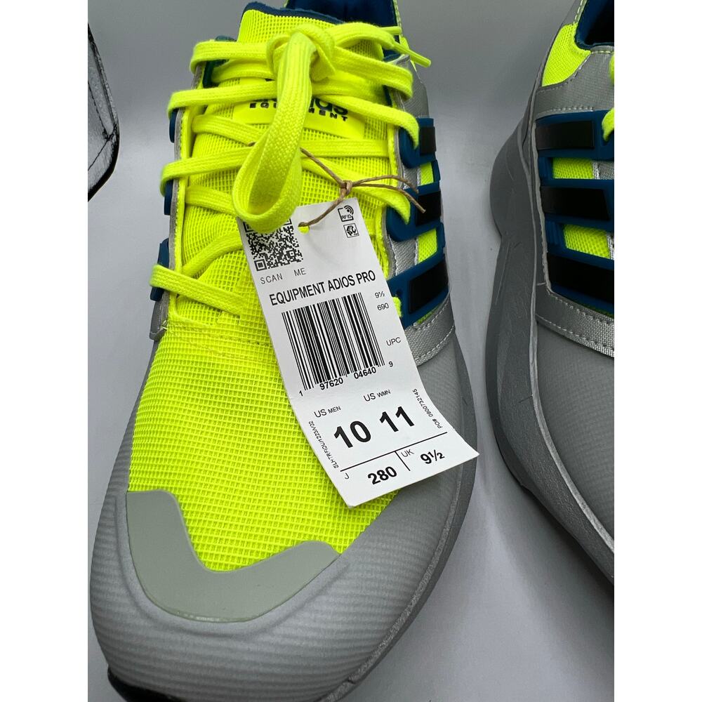 Adidas Equipment Adios pro “Solar Yellow Core Black” size 9 men’s - Picture 7 of 8